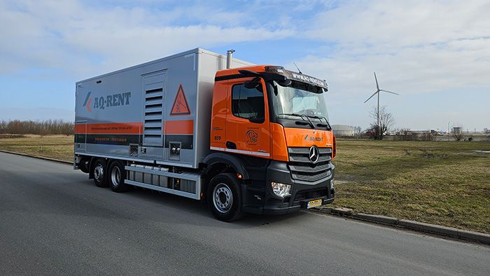 A powerful addition to the AQ-Rent rental fleet